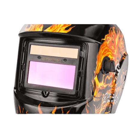 Zincline Automatische Laskap – Vuurpatroon Lashelm – Zwart Kunststof - Top - Tools.nl